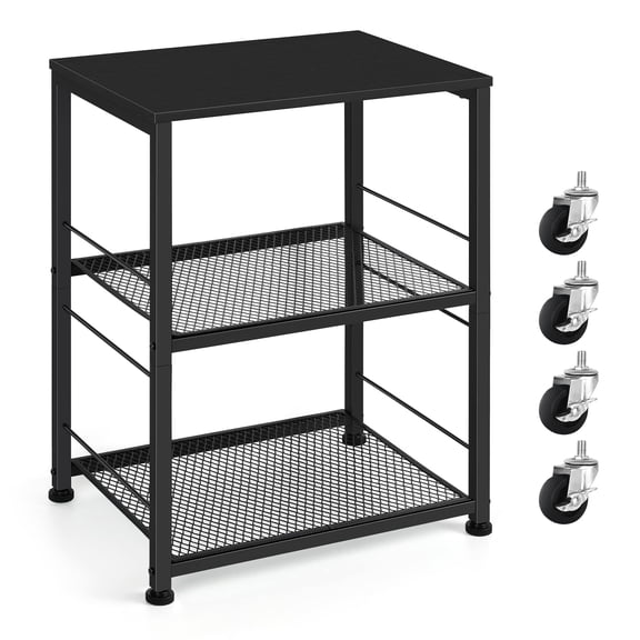 Black End Table With Storage For Small Spaces