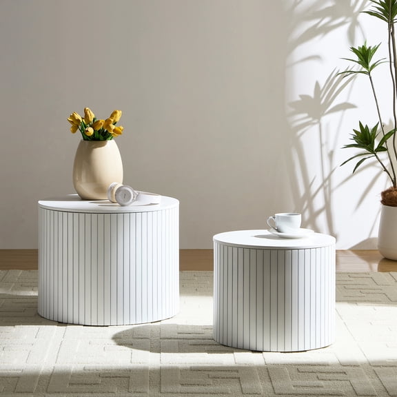 Black End Tables - Hidden Storage Function - Study - Organize Items