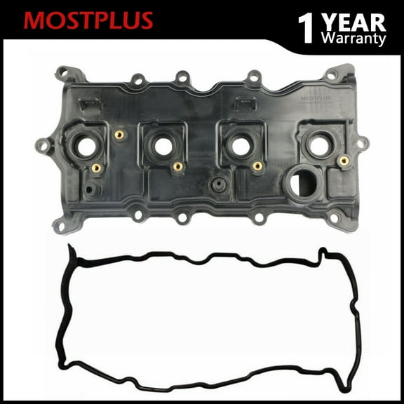 Black Engine Valve Cover W/ Gasket Kit For 07-13 Nissan Altima Sentra SE-R 2.5L