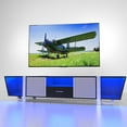 thumbnail image 1 of Black Entertainment Center with Multiple LED Modes and Built - in Socket / Useful in Living Areas, 1 of 6