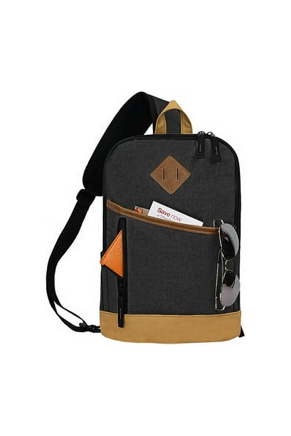 Black Epic Tablet Sling Bag Backpack