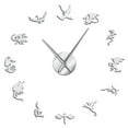 thumbnail image 1 of Black Evil Dragon Wall Art DIY Large Wall Clock Modern Silent Big Wall Watch Wall Decor(Silver,47inch), 1 of 6