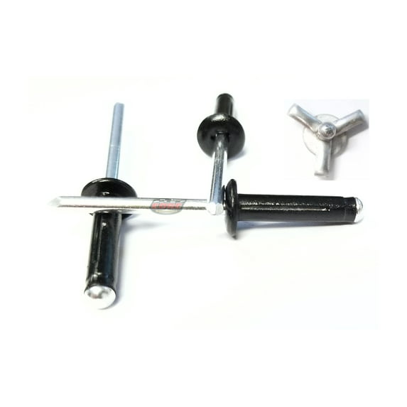 Black Pop Rivets 3/16