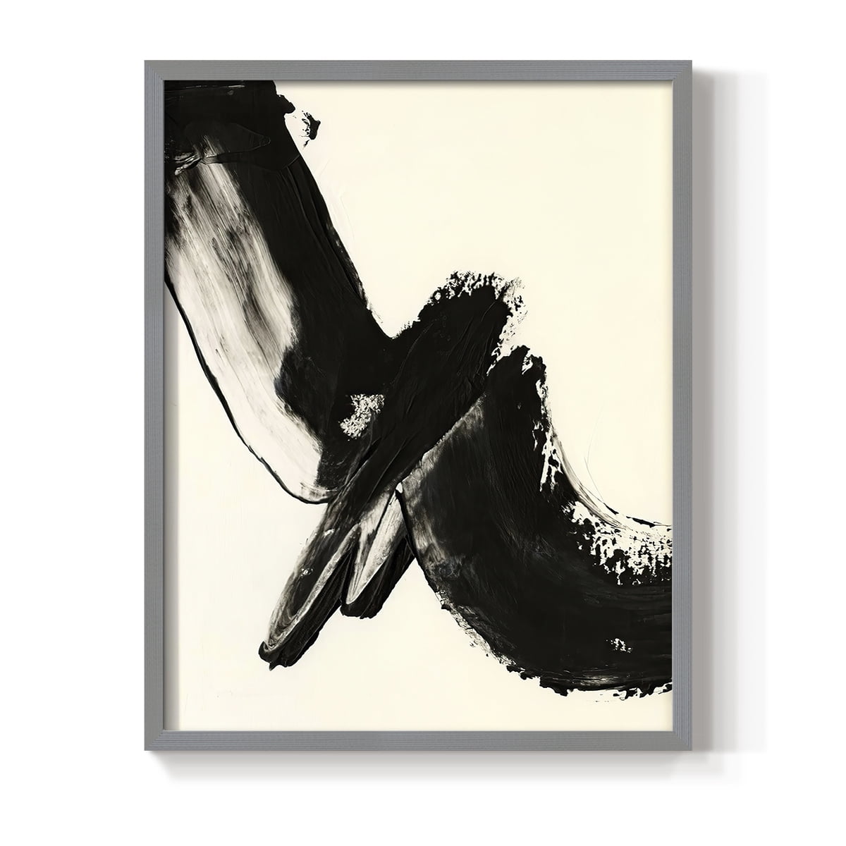 Black Expression I in Paper Solid Wood 8 x 10 Framed Print