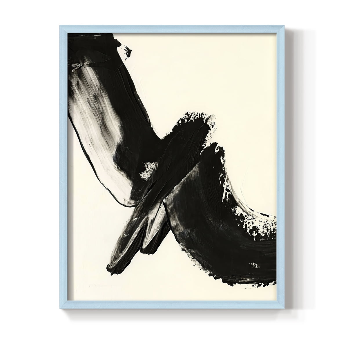 Black Expression I in Paper Solid Wood 8 x 10 Framed Print