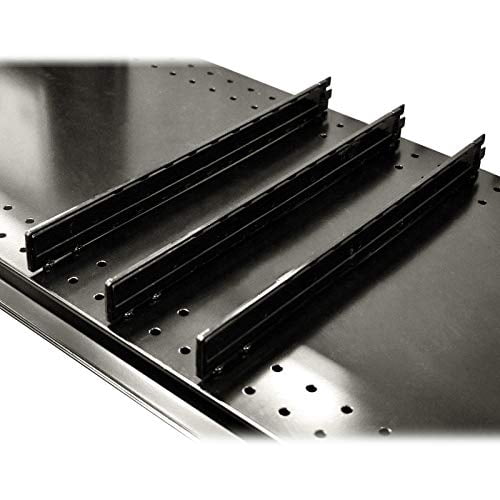 Black Extendable Adjustable Depth Gondola Shelf Dividers for Shelves 14 ...