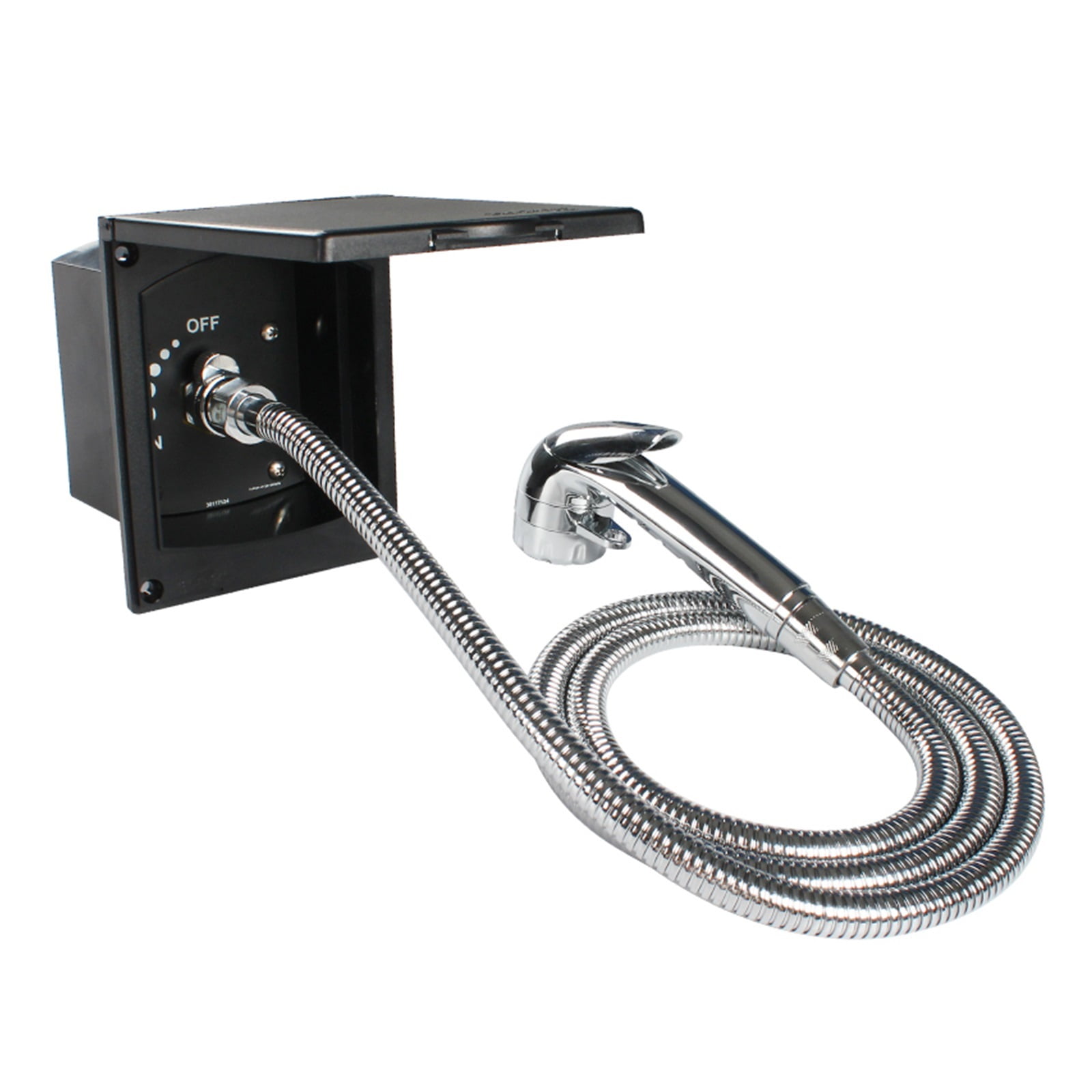 Black Exterior Shower Box Kit For Caravan RV Boat Motorhome ,Rv Camper Accessories