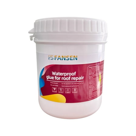 Black External Roof Waterproof Coating Waterproof Leak-Proof Sealant Waterproofing Agent Roof Repair Waterproof Glue 300Ml 1Pc