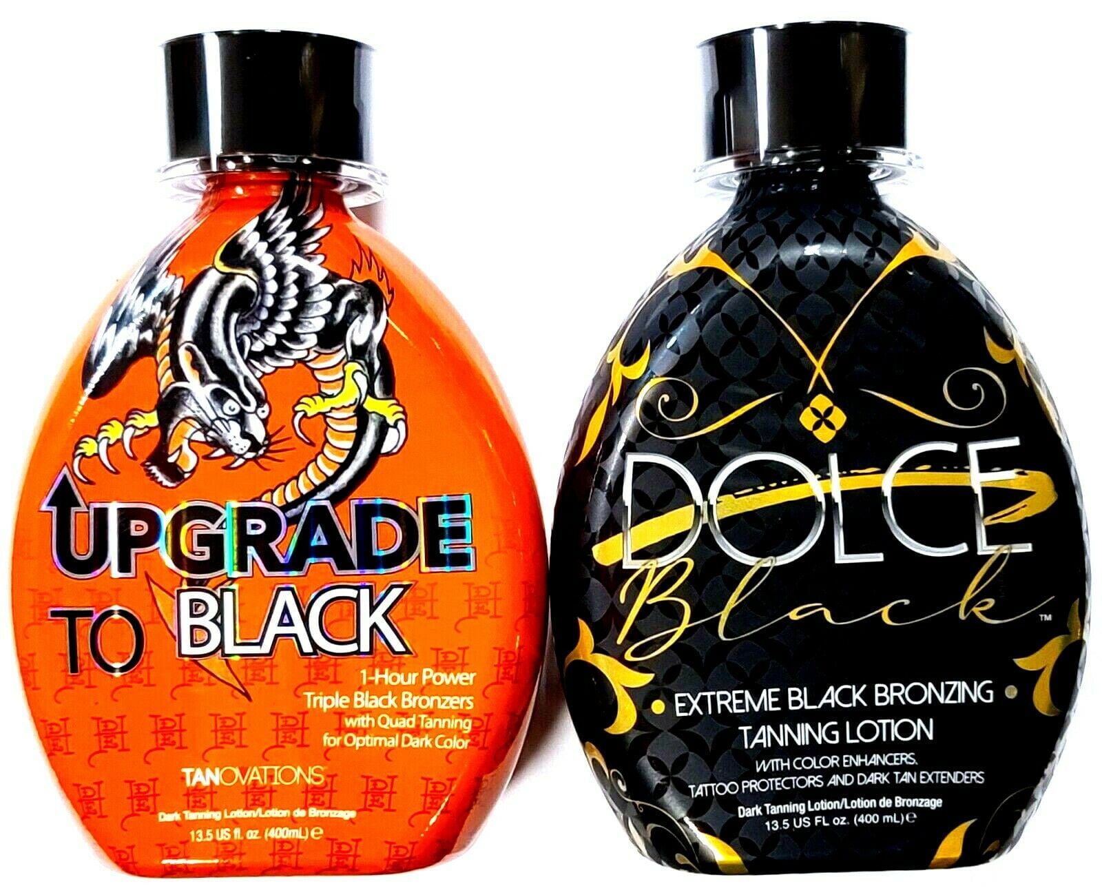 Black Extreme Bronzer &amp; Upgrade To Black Tanning Bed Lotion - Walmart.com