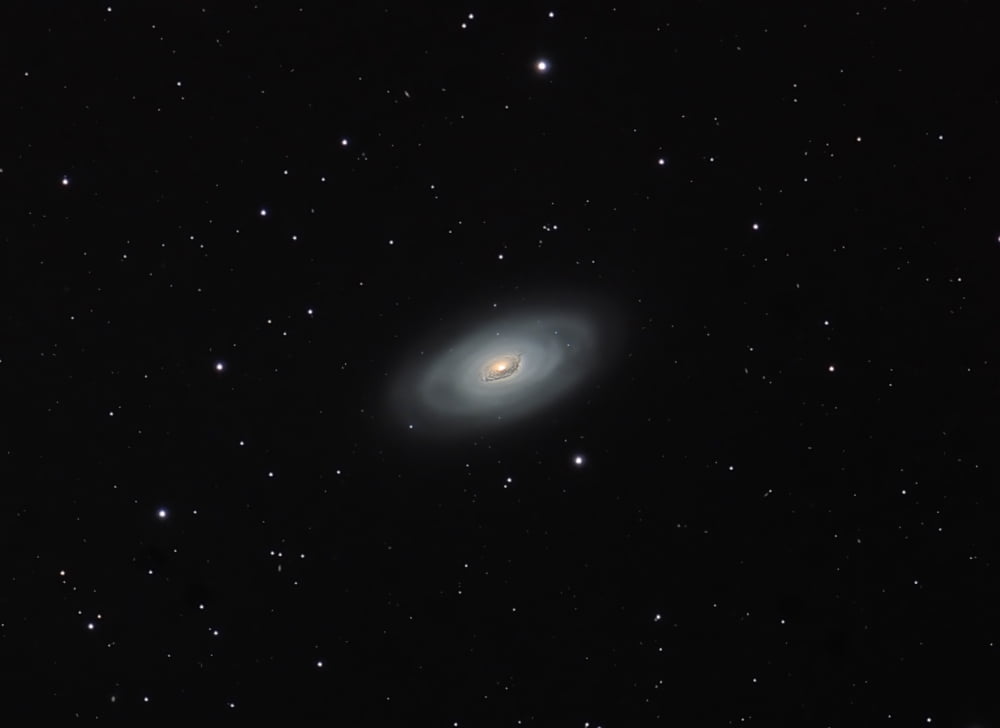 Black Eye galaxy (M64) Coma Berenices Canvas Art - Filipe AlvesStocktrek Images (33 x 24)