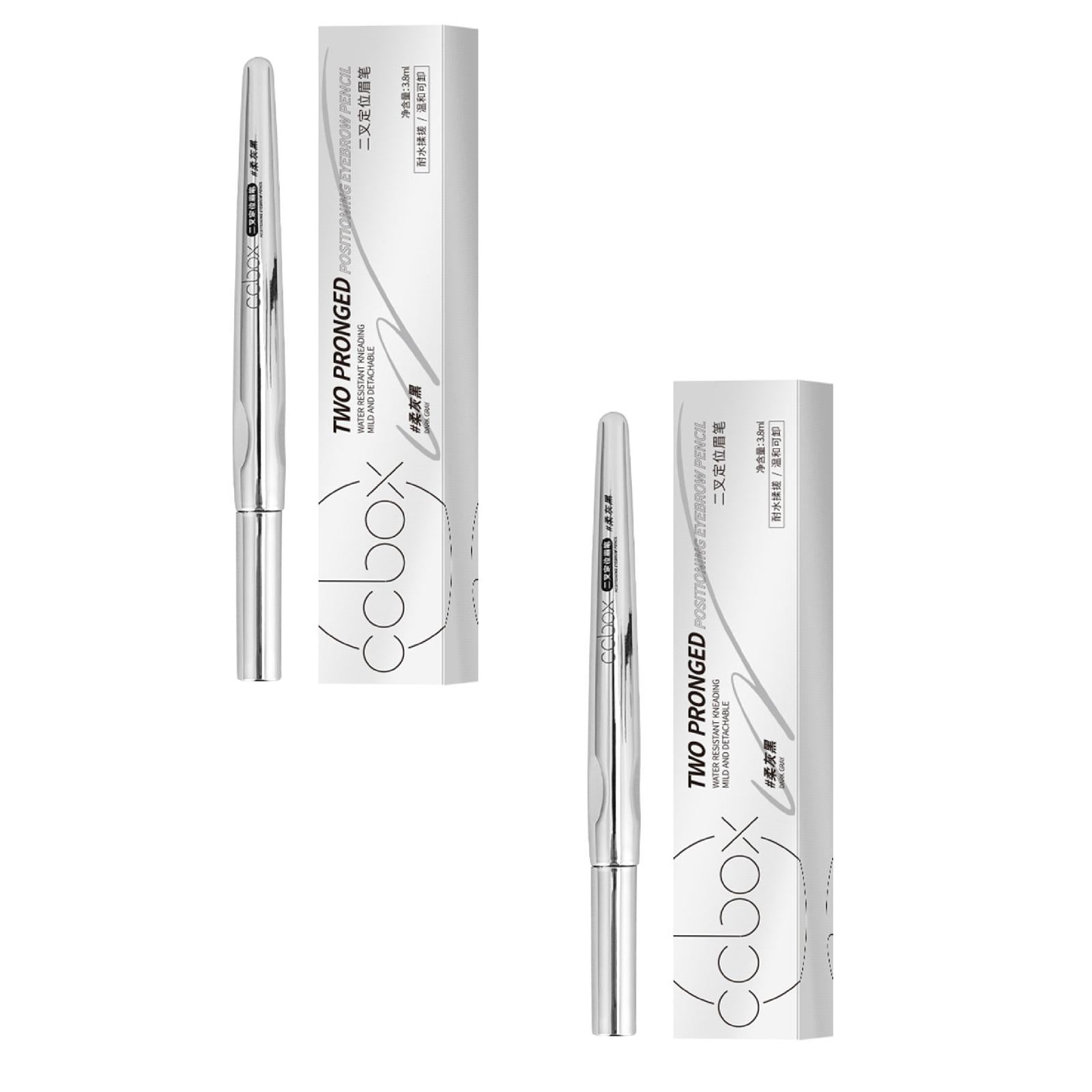Black Eyebrow Pencil, Distinctive Wild Brow Ended Brow Pencil 2 Tip
