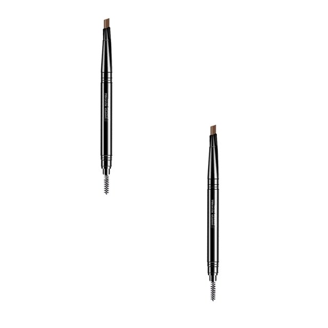 Black Eyebrow Pencil, Double Ended Eyebrow Pencil with Replacement Tip