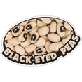 thumbnail image 1 of Black Eyed Peas 8" Decal Concession Stand Food Truck Sticker, 1 of 2