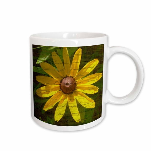 3drose, Black Eyed Susan by Angelandspot, 11oz Mug