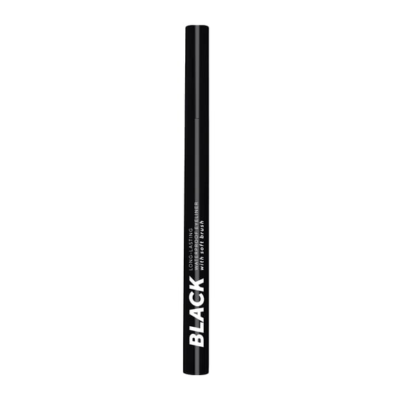 Black Eyeliner with Soft Brush