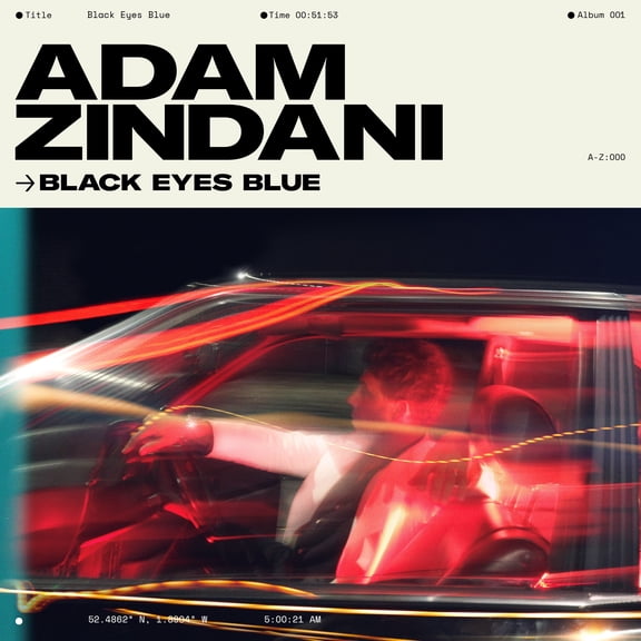 Adam Zindani Black Eyes Blue (CD) Album