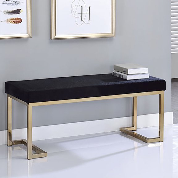 Black Fabric Upholstery | Bedroom Relaxation Spot | Ensures Comfortable Sitting