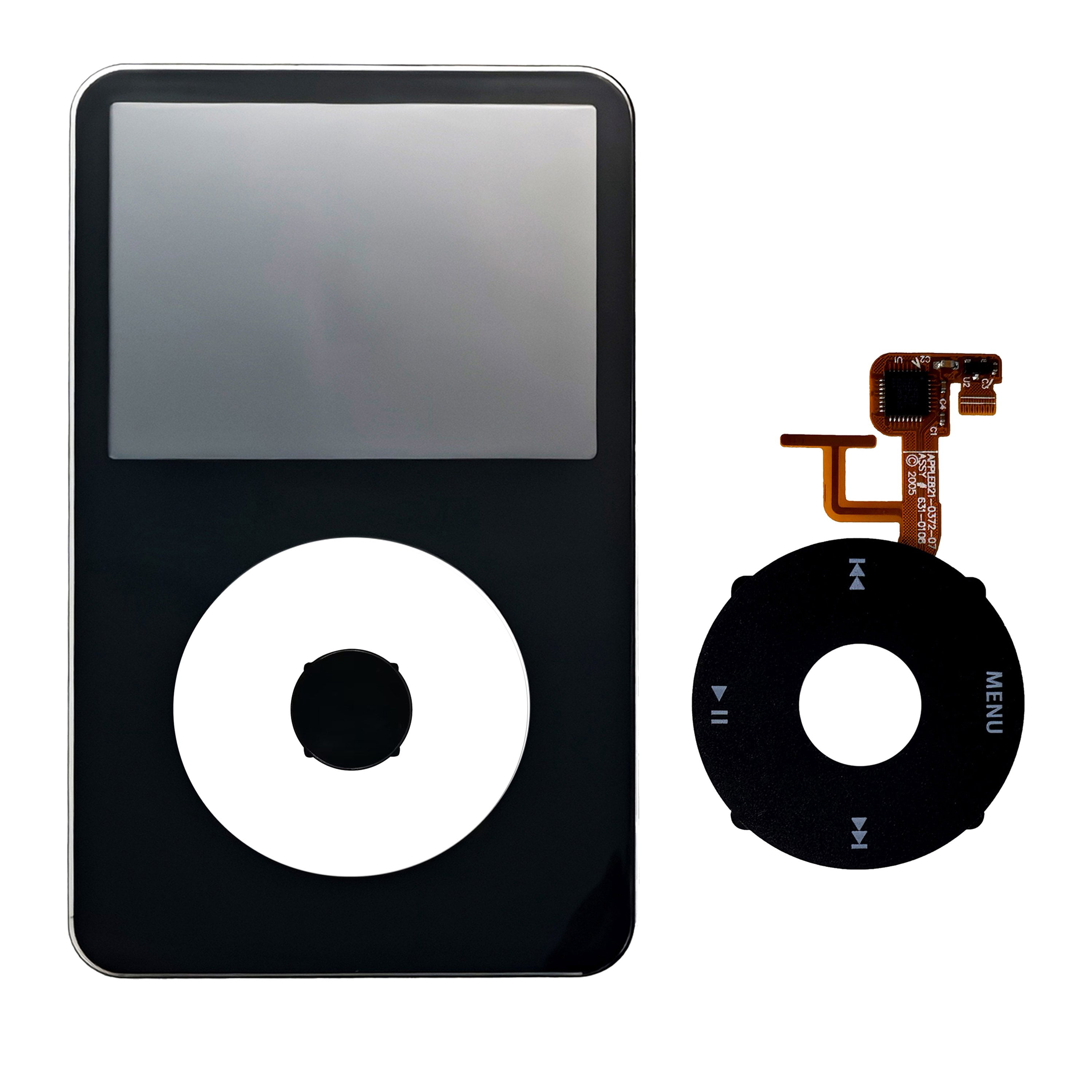 Black Face Plate Clickwheel Button For Apple iPod Classic 5th Gen ...