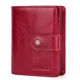 Black Factory RFID Crazy Horse Cowhide Multifunctional Men‘s Wallet
