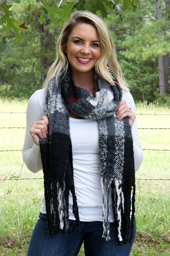 Black Fairbanks Freeze Scarf