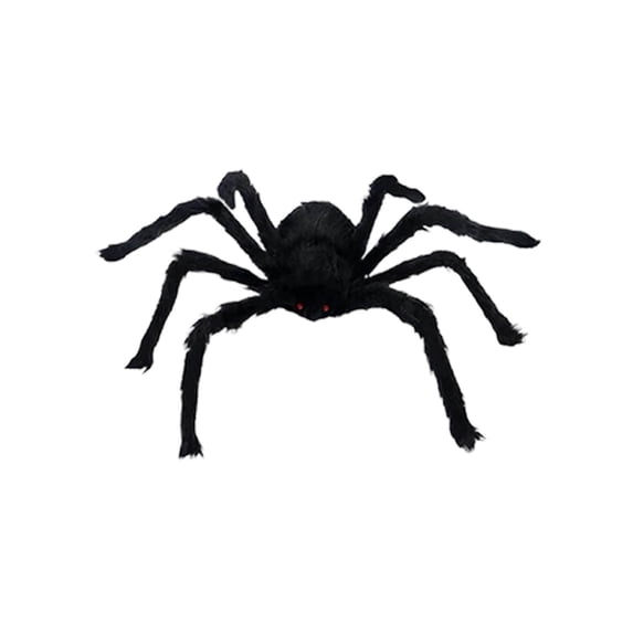 Black Fake Spider, Halloween Decor for Haunted House & Outdoor Wall for Halloween Props Home Party Decoration Supplies