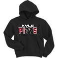 thumbnail image 1 of Black Falcons Kyle Pitts Logo Hooded Sweatshirt ADULT, 1 of 1