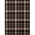 thumbnail image 1 of Black Farmhouse Plaid Area Rug by Pinewood Grove, 1 of 4