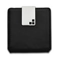 thumbnail image 1 of Black Faux Leather Compact Mirror W/photo Insert, 1 of 2
