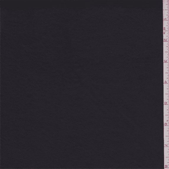 Black Faux Leather, Fabric By the Yard