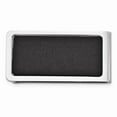 thumbnail image 1 of Black Faux Leather Silver-tone Money Clip QGM5018, 1 of 2