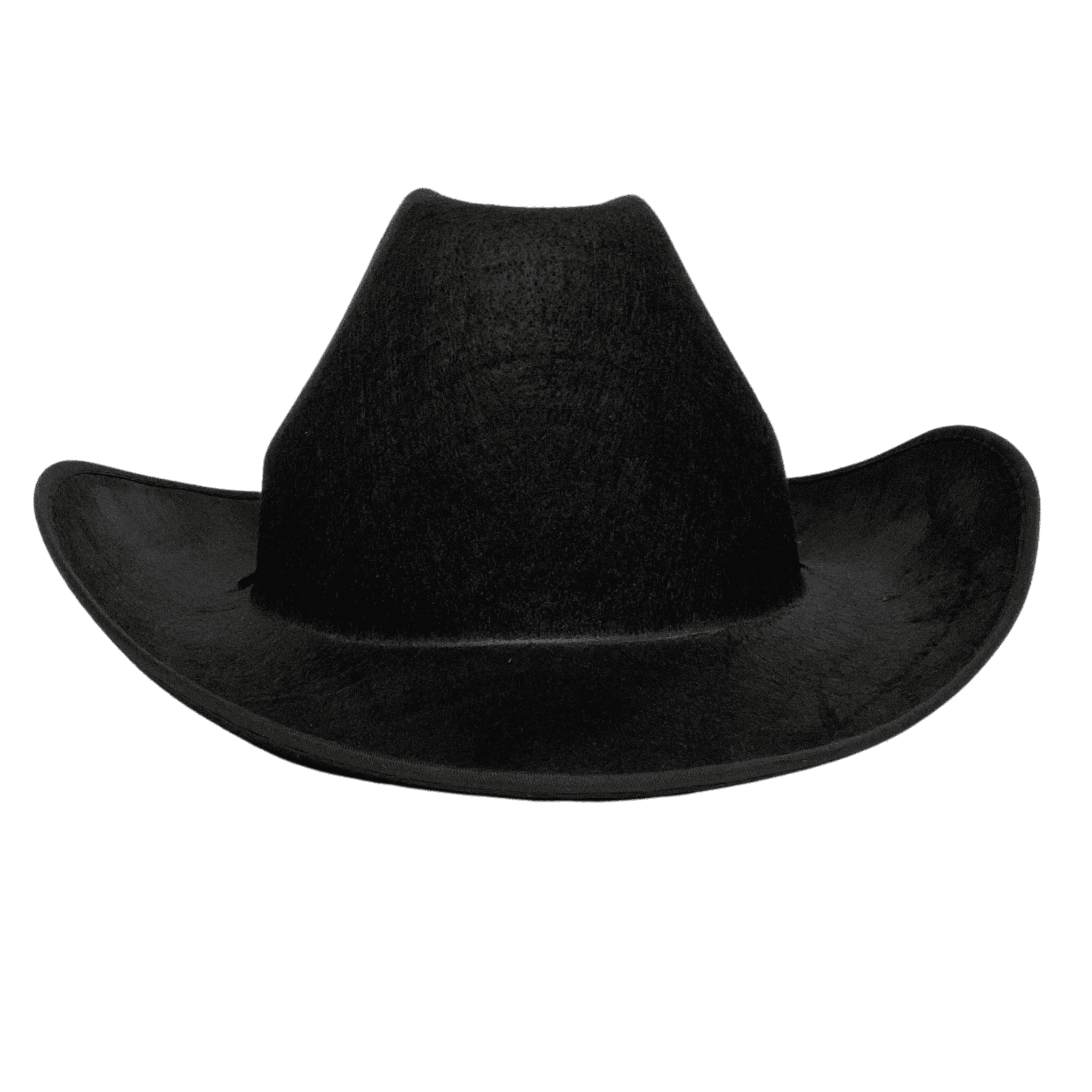 7754 Black Cowboy Hat - Felt Cowgirl Hat For Men And Women - Adjustable Size e4582ce3-e10d-4339-8082-  main image 4