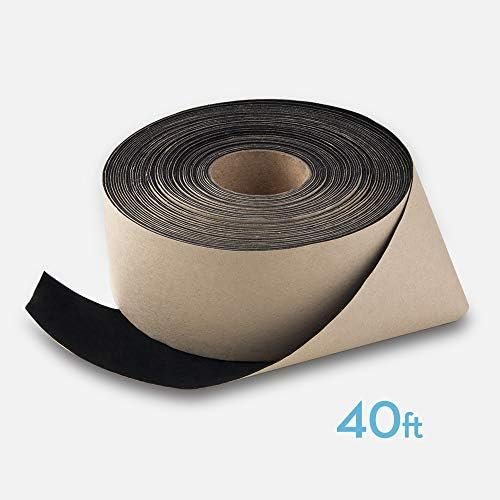 Black-Felt-Tape-Enhancing-Projector Felt Tape Border for DIY Projector Screen Borders 2 inch x 40 -Absorbs Light, Brightens Image