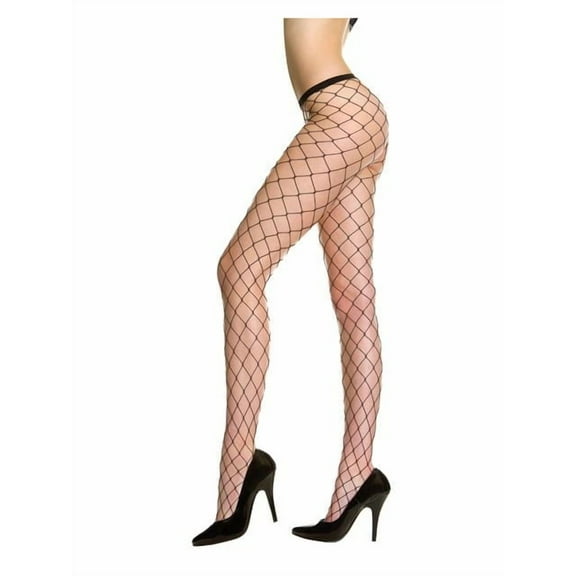 Black Fence Net Pantyhose
