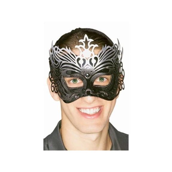 Black Filigree Venetian Eyemask