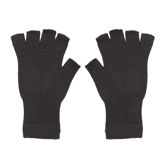 Cc Unisex Fingerless Gloves, Multicolor Solid Print, New with Box/Tags