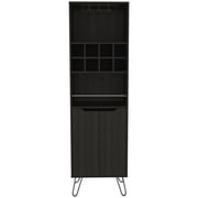 Black Finish - Easy Assembly - Home Entertainment Area - Reliable Storage