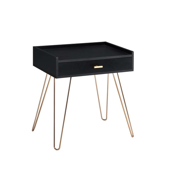 Black Finish / Hallway Decor / Functional Drawer Table