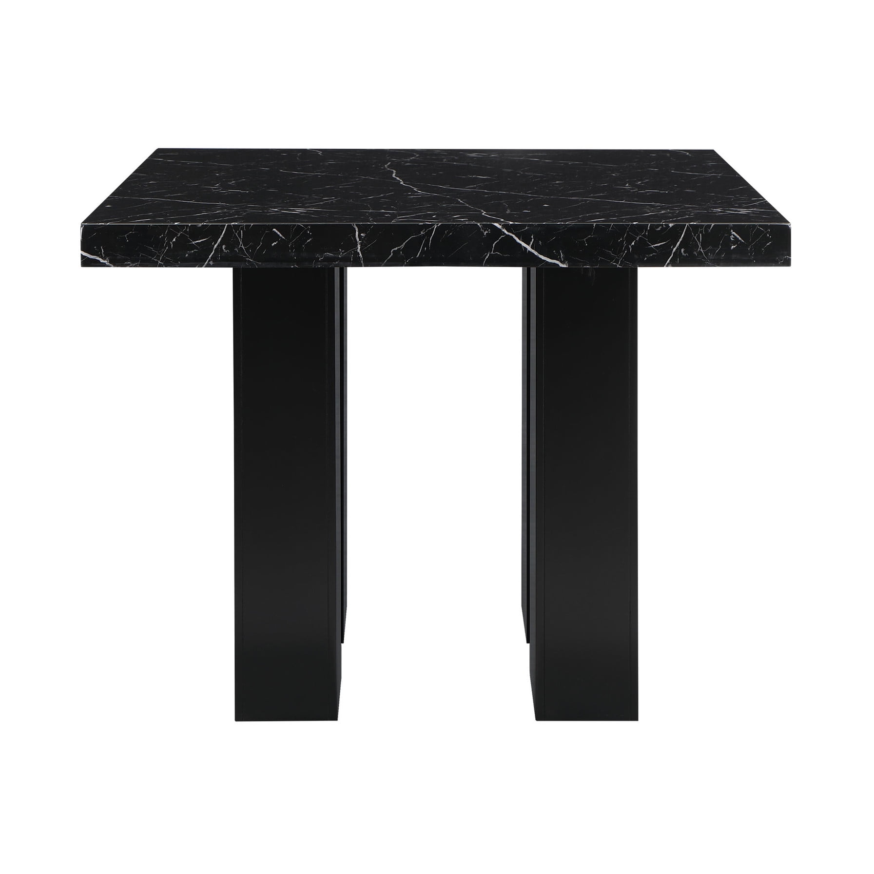 Black Finish - Silver Connector Double Support - In Bar Settings ...