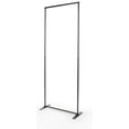 thumbnail image 1 of Black Finish Steel Banner Stand Displays Signs Up To 36 x 94-Inches, Height Adjustable, Sturdy Base, Lightweight Design (BS3694BK3), 1 of 1