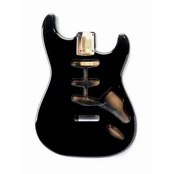 Black Finished Replacement Body for Stratocaster