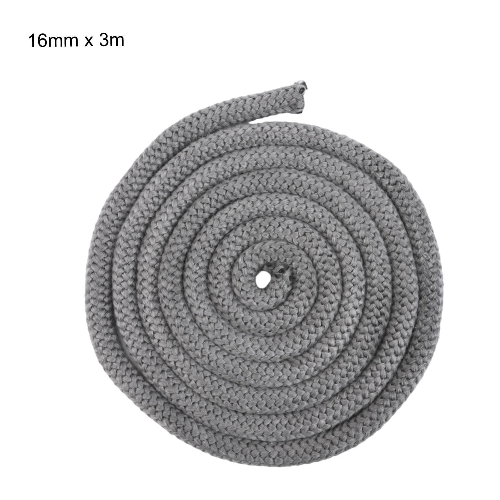 Fireplace Sealing Rope Black Gasket Cord StoveDoor Fireplace Cord 8mm/16mm/ 18mm Woodburner Black Gasket Cord Width - View #11
