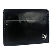 Black Fireproof Document Bag Silicone Coated Fire & Water Resistant (16"x 12")
