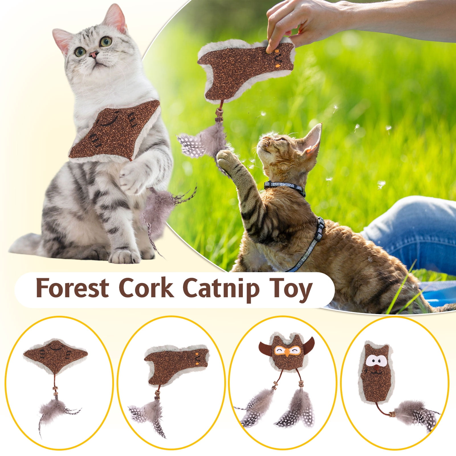 Curated visual reference: Fresh Look at Black Fish Catnip Toy Interactive Kitten Chew Stick With Natural