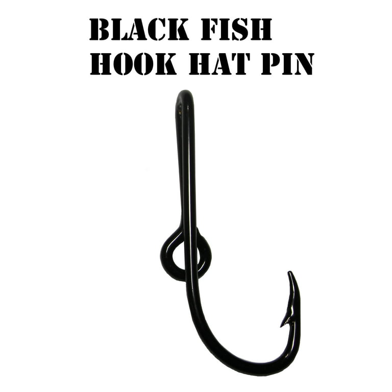 BT Outdoors Custom Colored Eagle Claw Hat Fish Hooks for Cap -Set