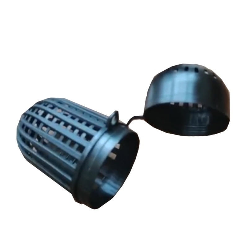 Black Fish Net Cage Durable Plastic Container Mud Cage Container ...