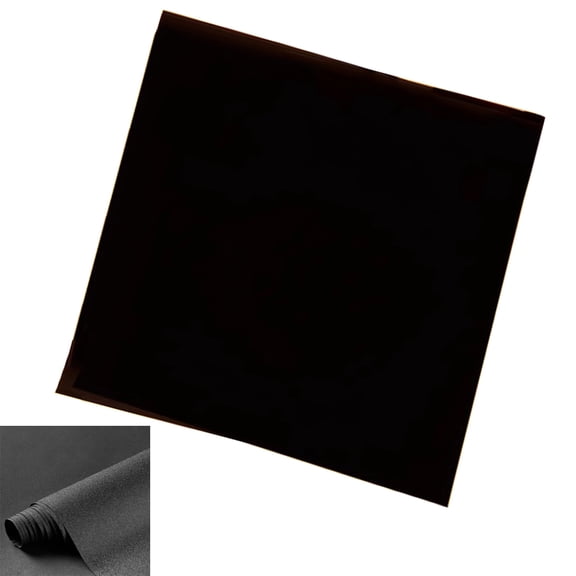 Black Fish Tanks Background Adhesive Film for Aquarium Fish Tanks Decorations Elegant Black Aquarium Sticker Poster