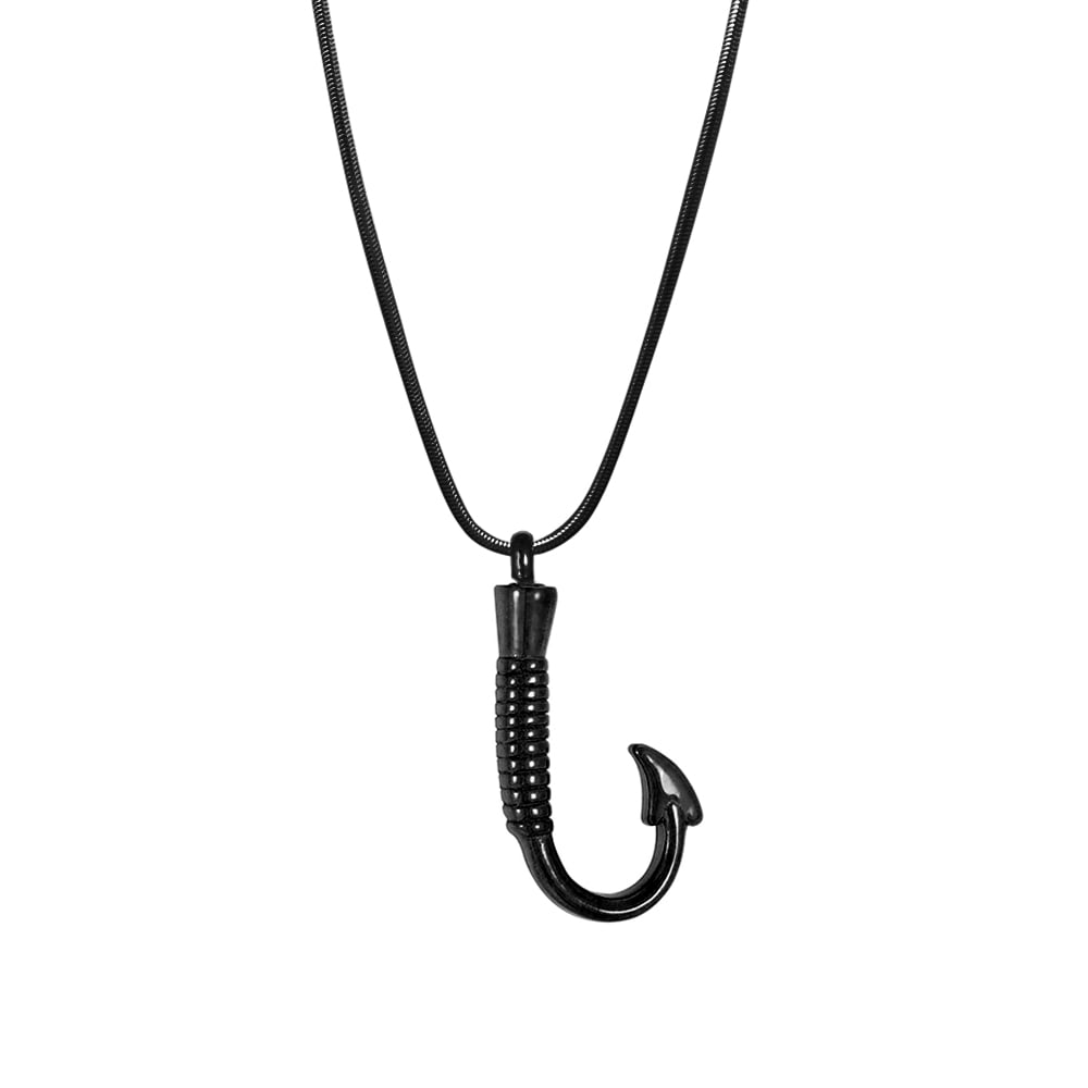 Cremation Jewelry Ashes Urn Memorial Necklace Fish Hook - Temu Kuwait