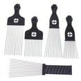thumbnail image 1 of Black Fist Afro Metal Comb African Hair Comb Brush Salon Hairstyle Styling Tool, 1 of 3