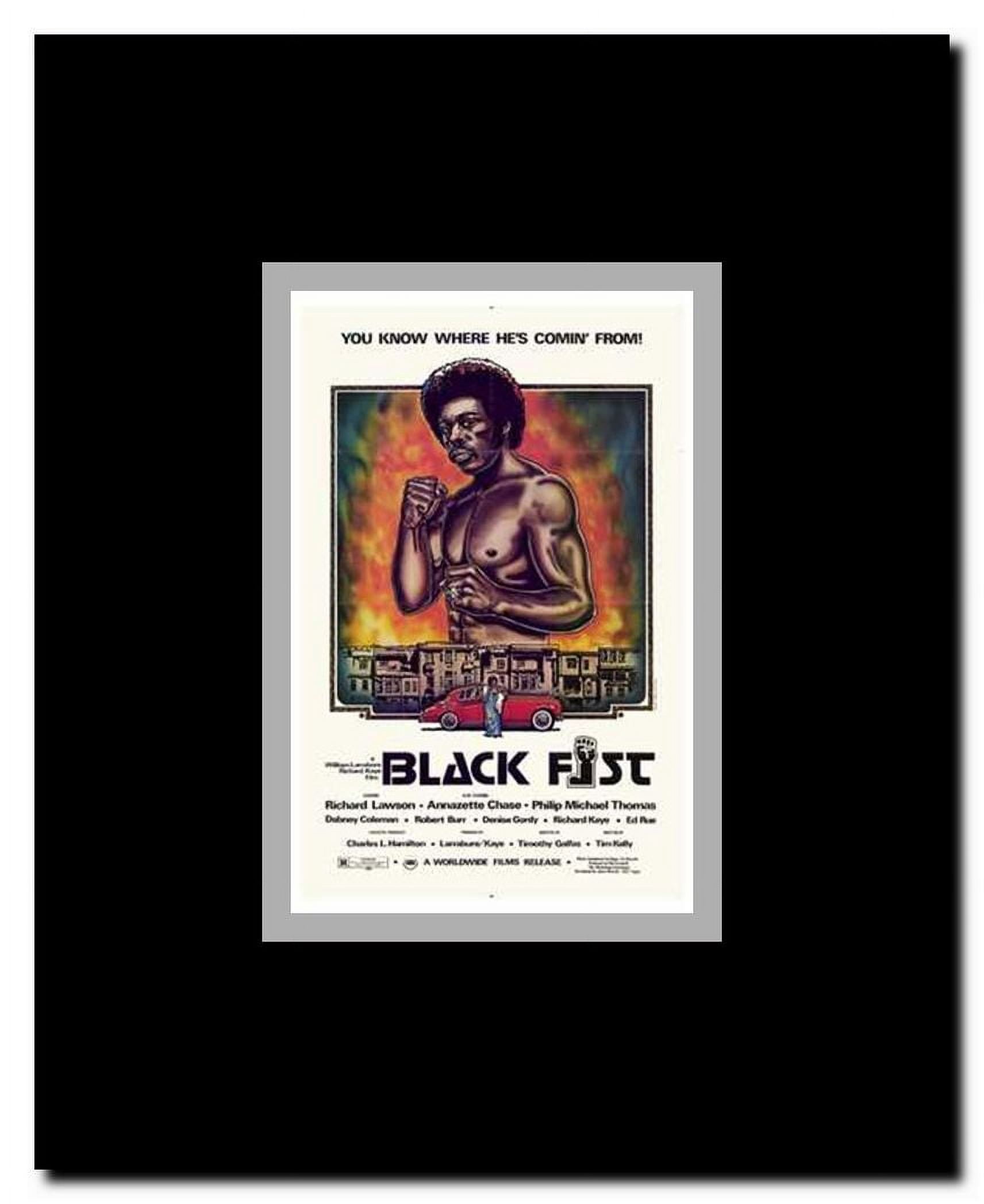 Black Fist Framed Movie Poster