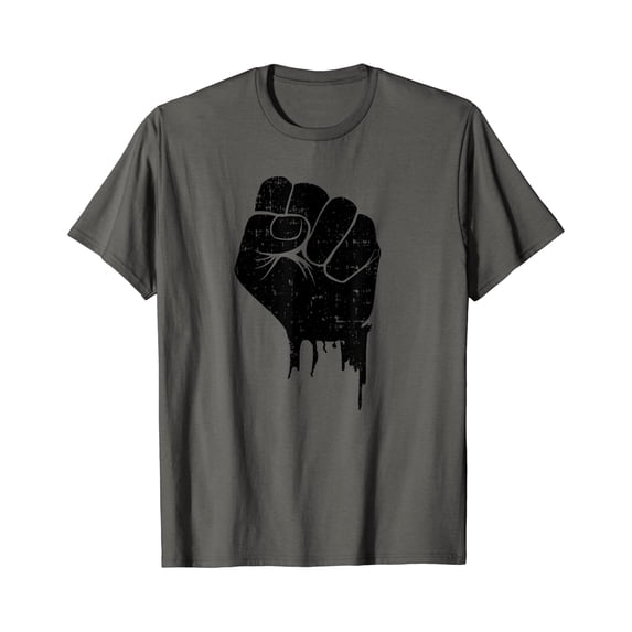 Black Fist Tee Original Black Power Symbol, Empower T-Shirt Vintage T ...